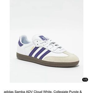 Adidas samba White and purple Sneakers
